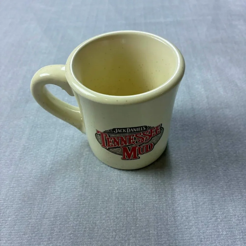 Vintage Jack Daniels Tennessee Mud Coffee Mug Whiskey Advertising Recipe Cup